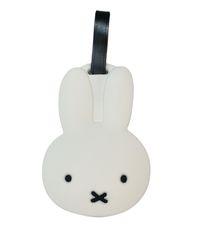 Miffy head travelling luggage tag. DETAILS- Materials: PVC- Size: 4"H x 3"W- Color: White- Official licensed Nijntje (Miffy) product