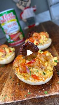 Tasha Robinson on Instagram: "🚨RECIPE: Crawfish Deviled Eggs 🔥  #crawfish #crawfishboil #seafood #seafoodlover #deviledeggs #deviledegg #eggs #egglover #foodporn #foodphotography #foodpornshare #foodstagram #foodgasm #foodie #blackfoodie #blackfoodbloggers #blackfoodiefinder #explore #explorepage @tonychacheres"