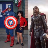 Day 26 of #fallintodisneystyle: #thorsday! I'm bummed Thor doesn't come out to play as much as he used to, but Cap's not a bad alternative 😉 I'm so excited to watch the new Thor movie! Who's going to go see it? 🙋🏻 • • • #disney #disneyland #dca #californiaadventure #wdw #disneybound #disneybounding #disneybounder #disneyaddict #disneylife #disneyside #disneystyle #disneyworld #waltdisneyworld #disneyig #disneylover #disneymagic #disneylove #disneyfan #marvel #avengers #thor #captainamerica