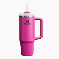 Stanley Quencher H2.0 Flowstate Tumbler In Sold Out Color Fuschia - Nwt! This Quencher H2.0 Is Generously Sized (But Not Oversized) With An Easy-Carry, Comfort-Grip Handle And A Narrow Base That Will Fit Most Cup Holders. Long Day Of Meetings? Rowing Class? Trip Out Of Town? Our Durable 30 Oz Tumbler, Made With Recycled Stainless Steel, Is Up To The Hydration Challenge. The Double-Wall Vacuum Insulation Will Keep Your Water Cold For 9 Hours And Iced For 40 Hours. And To Cap Things Off, There's An Advanced Flowstate M Lid That Features A Rotating Cover With Three Positions: A Straw Opening Designed To Resist Splashes With A Seal That Holds The Reusable Straw In Place, A Drink Opening, And