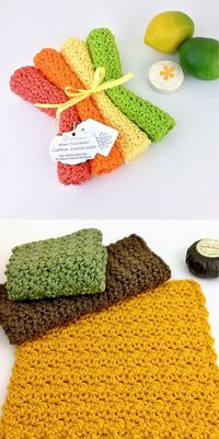 A durable and super-absorbent crocheted washcloth is a handmade must-have for any crocheter! This crochet project is great for beginners who tend to forget the last stitch or add an extra one. Plus, the pattern is easy to adjust and you can make these washcloths to any size you need. Enjoy this pattern with a free download! #freecrochetpattern #crochetwashcloth #washcloth