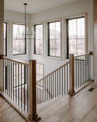 Black Birch Homes on Instagram: “Staircase perfection 👌🏼 . . . . . 📸 @brookepavel #simplehomestyle #homeinspiration #smmakelifebeautiful #bhghome #rshome #realsimple…”