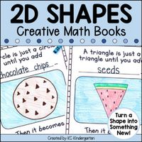 This book is a fantastic way students can use their imagination to turn shapes into something new! Students will use provided shape templates or draw their own to turn 2D shapes into real-world objects. This product contains specific writing pages and shape templates for 10 different shapes!This book contains the following shapes:CircleTriangleSquareRectangleOval TrapezoidDiamondHexagonPentagonOctagonEach page follows this pattern: "A (shape name) is just a (shape name) until you add ___, then i