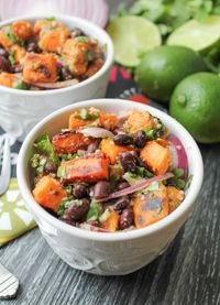 High-Protein Black Bean and Hemp Seed Salad