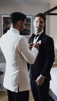 This contains an image of: Pete and Dilhan’s Sydney wedding