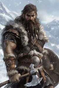 Human Barbarian, Black Lion Tribe, Uthgardt Barbarians, Storm King’s Thunder