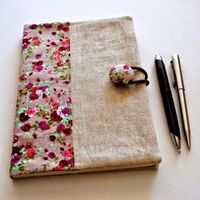 Tutorial - How to Make a Fabric Journal Cover