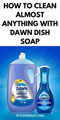 Discover 20 clever ways to use Dawn dish soap for all your cleaning needs! From creating a powerful DIY cleaning solution to tackling laundry stains, these Dawn dish soap uses make household tasks easier. Try DIY cleaning hacks with homemade cleaning solutions and stock up on homemade cleaning supplies for an eco-friendly approach. Perfect for deep cleaning hacks, bathroom cleaning hacks, and even DIY home cleaning, Dawn is your ultimate helper.