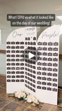 @diyupcycledesigns on Instagram: "DIY Wedding seating chart!! This wood tri-fold base from Amazon has so many possibilities to make it your own!! It is a great affordable start for any seating chart, hang cute take home gifts on it, backdrop for a welcome sign/fun wording or whatever your heart desires!  I have my affiliate link to the Wood Tri-Fold as well as everything else I used to make this seating chart in the link in my bio! This one was a labor of love but we absolutely loved the way it turned out! #amazonaffiliate #comissionearned #bride #bridetobe #2024bride #wedding #weddinginspiration #weddingseatingchart #weddingsigns #weddingsign #weddingreception #weddingreceptiondecor #weddingdecor #weddingideas #weddingdecor #weddingdetails #weddingdecoration #2024wedding #2025wedding #diy