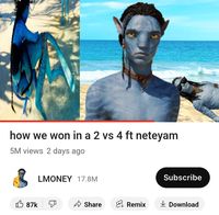 lo'ak avatar the way of water meme