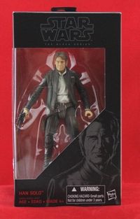 Han Solo Star Wars The Force Awakens Black Series #18 6" Figure Free Shipping #Hasbro