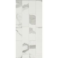 Carrara Ultra White Porcelain Wall and Floor Tile - 3 x 11 in. - The Tile Shop