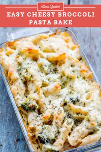 Easy Cheesy Broccoli Pasta Bake | Easy Veggie Baked Pasta Recipe - Flavor Quotient