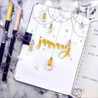 The Most Incredible Bullet Journal Light Bulb Themes - Miloe Joanne