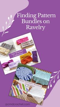 Do you know where to find Pattern Bundles on Ravelry.  Usually the designer has them at a discounted price.  Save Money!