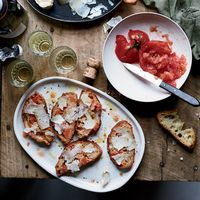 This supereasy, garlicky Spanish tomato bread recipe has just one step. Get the recipe from Food & Wine.