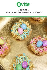 Make your Easter celebration fun and simple with these adorable Easter Egg Bird’s Nests! Perfect for a kids table activity, or to simply serve your guests of all ages. Young and old won’t be able to resist these clever spring inspired sweets!