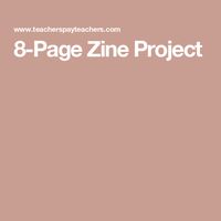 8-Page Zine Project