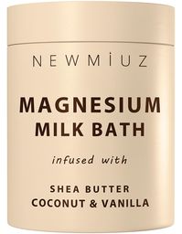 PRICES MAY VARY. Magnesium Milk Bath - Luxurious coconut vanilla shea butter milk bath soak nourishes and deeply moisturize skin for younger, firmer, and silky-soft skin. Moisturizing milk bath soak is loaded with epsom salt and nutrients excellent to soothe and ease skin conditions such as dry flaky skin, dullness and sunburn and relaxes tension and sore muscles. All Natural Magnesium Milk Bath Powder Gift Set For Women - Infused with aromatherapy essential oils such as vanilla promoting tranquility and deep sleep; an excellent stress relief gift for your loved ones and one of our best relaxing bath products. Fast absorbing Magnesium salt into your skin rapidly without any oily or sticky residue. Size (10.58 oz) Hydrating Bubble Bath - Formulated for sensitive skin, made in the USA, and i