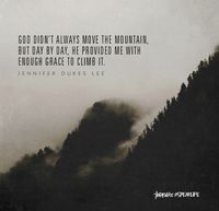 The Lord’s purpose in our trials is always good. He pushes us far enough beyond our own resources to teach us to trust Him and depend on Him, but not far enough to crush us.

"And we know that God causes all things to work together for good to those who love God, to those who are called according to His purpose." Romans 8:28.

Toby Mac Speaklife 

#speaklife #tobymac