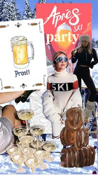 I have no interest in skiing, but I would love to après ski #apresski #partyideas #partytheme