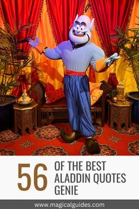 The best quotes from the funny, wise, and encouraging Genie you will love.
Find the best Aladdin Quotes, Genie Quotes Aladdin Funny, Genie from Aladdin Quotes, Disney Aladdin Genie Quotes.