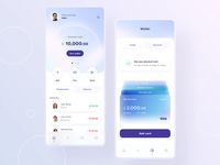 Fintech mobile app concept by Aga Stolarczyk-Urban for Netguru on Dribbble