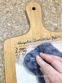 How to Transfer a Recipe onto Wood – My Home Matters LLC