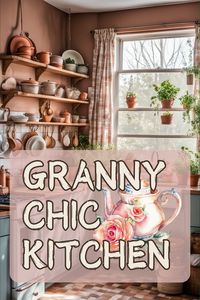 Transform your kitchen with granny chic decor! Embrace grandmacore and grandmillennial styles using vintage accessories, floral patterns, and rustic wood finishes. Perfect for small kitchen ideas, these designs maximize space while maintaining a cozy, cottagecore feel. Incorporate open shelving, pastel colors, and antique-inspired appliances to create a welcoming and timeless kitchen space. These ideas blend functionality with nostalgic charm. 🏡🌸🍽️