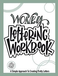 DIGITAL: Wonky Lettering Workbook Procreate Lettering Lettering Guide Learn Lettering iPad Lettering iPad Procreate - Etsy