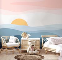 ---About This Item--- All of our murals are a premium Peel and Stick Removable vinyl that comes in either a Smooth, Canvas, Beach, or Textile finish. You'll love the way it looks and feels. Easy to install! If you need a Custom Size not listed then message us with your measurements! Note: For Lightly textured walls such as Orange Peel or Knockdown finishes, we recommend using the Textile finish for adhesion and Install. To order samples please visit https://www.wunderwallmural.com/catalog/sample