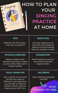 Singing Tips - How To Plan Your Singing Practice At Home|#howtosingbettertipsexercises, #startlearningsinging, #learnsingingathome, #vocallessons,#learnhowtosing