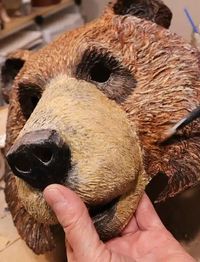 Sculpt Bear Fur With Paper Mache Clay • Ultimate Paper Mache