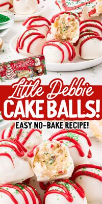 Enjoy the festive flavors of Little Debbie Christmas Tree Cake Balls, a quick, no-bake holiday treat made with the classic snack cakes.