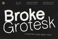 Broke Grotesk 1