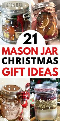 Create heartfelt Mason jar Christmas gifts with these easy DIY ideas. From homemade cookies to Chex mix, these budget-friendly and personalized gifts are perfect for coworkers, kids, teachers, or anyone on your list.