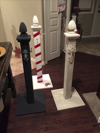 Stocking/porch/welcome sign/wreath holder stand