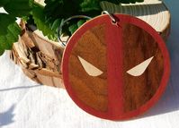 deadpool, anti hero, marvel hero, comics character, super hero, fantasy hero, keychain wood, keychain ring, unique ideas, order form, keychain for boyfriend, keychain for men, keychain for him, keychain gift ideas, handmade, keychain xmas, keychain cool, custom keychain, wood art, marquetry, wood products, wood gifts, scifi art, scifi character, scifi world, fantasy art, scifi movies, iron man keychain, red, maple, walnut