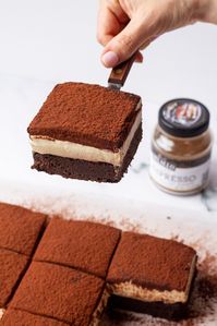 Tiramisu Brownies - Kitchen-by-the-Sea