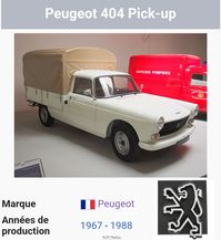 #PEUGEOT 404 Pick-up(1967-88)