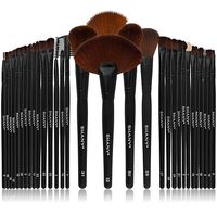 Amazon.com: SHANY Makeup Brushes Premium Synthetic Foundation Powder Concealers Eye Shadows Cosmetics Brush Set with Faux Leather Pouch and Instruction sheet, 32 Count : SHANY: Beauty & Personal Care