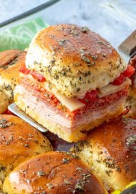 How to Make Hot Italian Sub Sliders