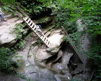 Turkey Run State Park, Indiana http://www.turkeyrunstatepark.com/hiking_trails/trail3/ladders.htm