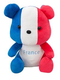 Poup? en peluche Creative Toy Drapeau National Ours Conception peluche, France