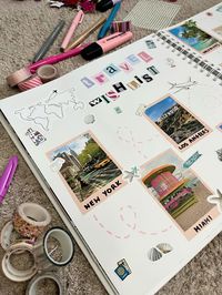 Ideas for scrapbook, memory book or bullet journal