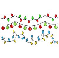 How to Draw Christmas Lights - Really Easy Drawing Tutorial