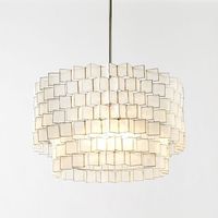 Capiz Zigzag Chandelier | west elm