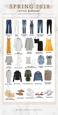 The Calm Collective - My 2018 Spring Capsule Wardrobe