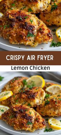 Crispy Air Fryer Lemon Chicken Recipe  Quick & Easy