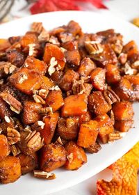 Cinnamon Roasted Butternut Squash - Simply Happy Foodie